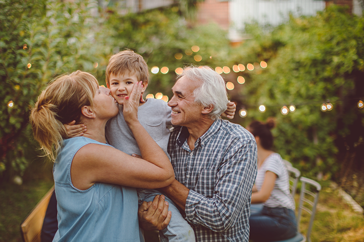Thanksgiving with grandparents