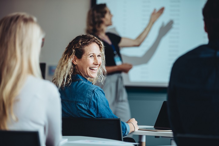 Women in presentation