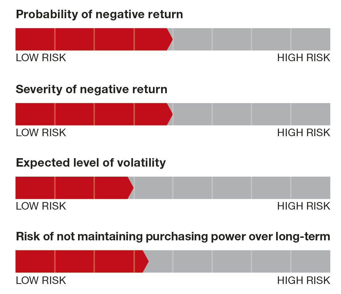 Lifestyle conservative risk characteristics